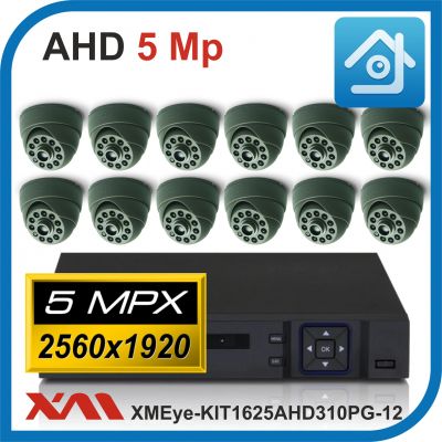 Комплект видеонаблюдения на 12 камер XMEye-KIT1625AHD310PG-12.