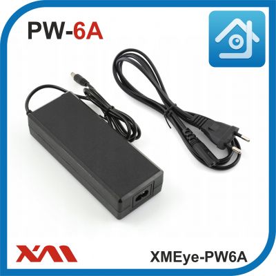 XMEye-PW6A. 12 Вольт. 6 Ампер. Импульсный блок питания для камер видеонаблюдения.