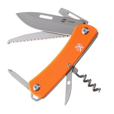 Нож складной Stinger FK-GHK1P-06 (103 мм, 10 функций, orange)