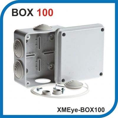 XMEye-BOX100. Универсальная монтажная коробка для камер видеонаблюденияя. 100х100х50 мм. IP 55.