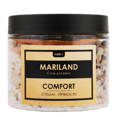 Расслабляющая соль для ванн со специями и пряностями |MARILAND Comfort Sea Salt 400 г