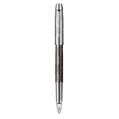Ручка-5й пишущий узел Parker IM Premium, F522, цвет: Twin Chiselled, стержень: Fblack