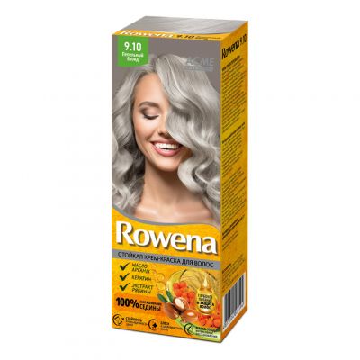 Стойкая крем-краска для волос &quot;ROWENA&quot;, Тон 9.10 Пепельный блонд