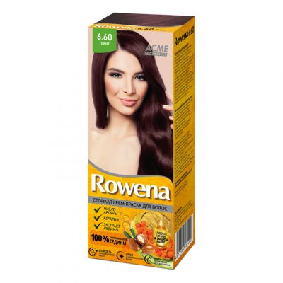 Стойкая крем-краска для волос &quot;ROWENA&quot;, Тон №6.60 Гранат