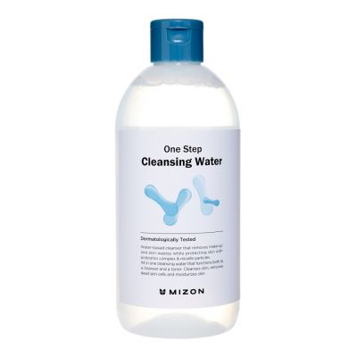 MIZON ONE STEP CLEANSING WATER 500ml Мицеллярная вода с пробиотиками