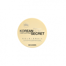 Патчи гидрогелевые KOREAN SECRET MAKE UP & CARE HYDROGEL EYE PATCHES , GOLD+SNAIL