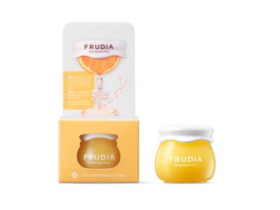 Миниатюра Frudia Citrus Brightening Cream Miniature/Фрудиа Крем с цитрусом, придающий сияние коже 10гр