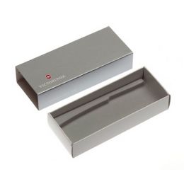 Коробка для ножей VICTORINOX 111 мм толщиной до 4 уровней, картонная, серебристая