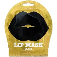 KOCOSTAR BLACK LIP MASK Успокаивающая гидрогелевая маска для губ с экстрактом черники