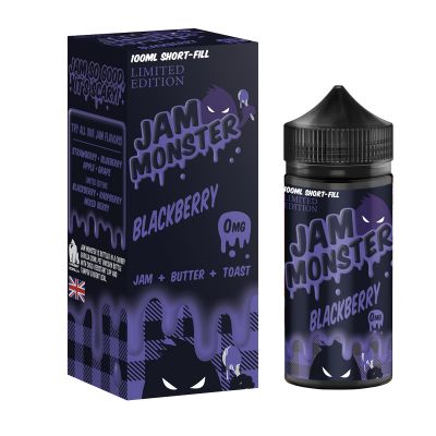 Jam monster 100 ml 0 - 3 mg | blackberry USA