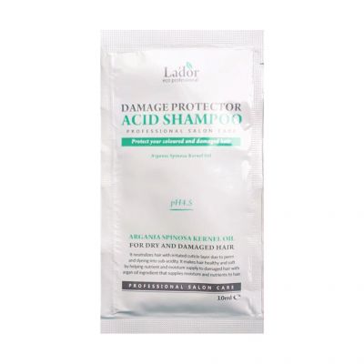 La'dor Damage Protector Acid Shampoo Шампунь с аргановым маслом (пробник) 10мл