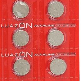 Батарейка алкалиновая LuazON, LR1130, AG10, блистер