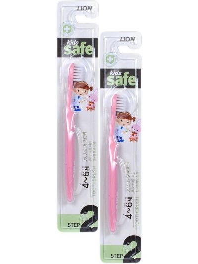 LION Kids safe Toothbrush – Step 2 Детская зубная щётка с ионами серебра №2 &quot;Kids safe&quot; (для детей от 4 до 6 лет)