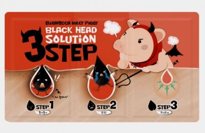 ЕЛЗ Milky Piggy Набор для удаления черных точек Black Head Solution 3 Step 6гр