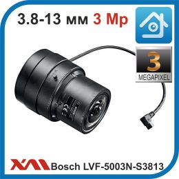 Bosch LVF-5003N-S3813. Объектив 1/2, C-mount, 3MP, варифокальный 3.8-13mm, F1.8 SR-iris.