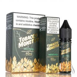 Жидкость Tobacco Monster SALT - MENTHOL 15 + 15 мл 40 мг (Ароматный табак/ментол)