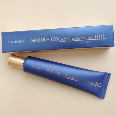 Trimay Spicule Tox Active Daily Cream 40ml/Интенсивный омолаживающий крем с микроиглами и коллагеном