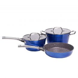 Набор посуды 5 предметов GALAXY GL9515 (синий)