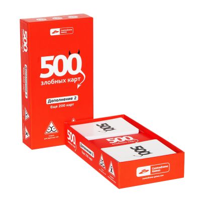 Cosmodrome Games: 500 Злобных карт. Дополнение. Набор Красный