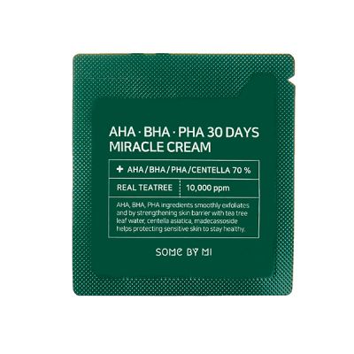 SOME BY MI AHA·BHA·PHA 30 DAYS MIRACLE CREAM [POUCH] Крем для лица с кислотами 1,2г пробник