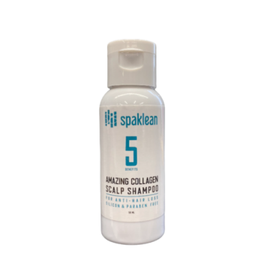 Spaklean Бутылочка для шампуня 50мл - Amazing collagen scalp shampoo, 1шт