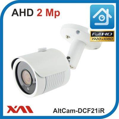 AltCam DCF21IR.(Металл/Белая). 1080P. 2Mpx. Камера видеонаблюдения.
