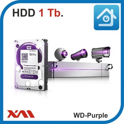 HDD 1 Tb Purple. Western Digital WD10PURZ. Жесткий диск 3.5.