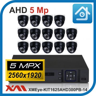 Комплект видеонаблюдения на 14 камер XMEye-KIT1625AHD300PB-14.