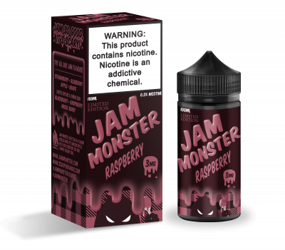 Jam monster 100 ml 3 mg | 6 mg raspberry USA