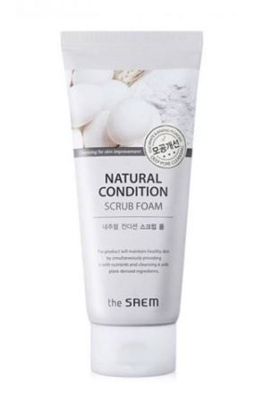 Пенка-скраб для лица [The Saem] Natural Condition Scrub Foam (120мл)
