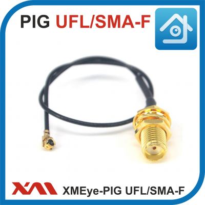 XMEye-PIG-UFL/SMA-F-150(Мама). Коммутационный кабель (пигтейл) с разъемами UFL/SMA Female.