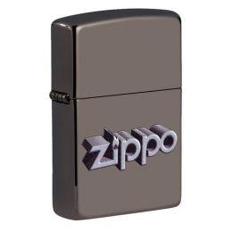 49417 Зажигалка ZIPPO Zippo Design с покрытием Black Ice®