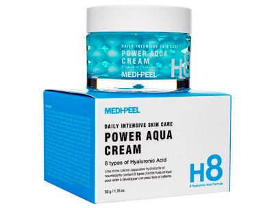 MEDI-PEEL Power Aqua Cream (50ml) Глубоко увлажняющий крем с пептидными капсулами