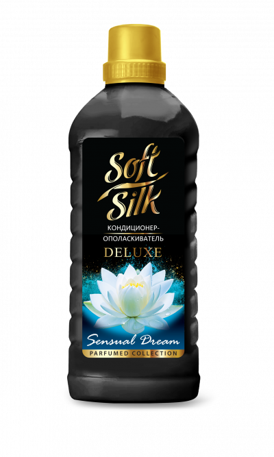 Кондиционер-ополаскиватель для белья Soft Silk DELUXE Sensual Dream, 1л.