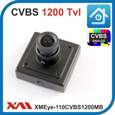 XMEye-110CVBS1200MB-2,8.(Металл/Черная). 1200 ТВл. Камера видеонаблюдения.