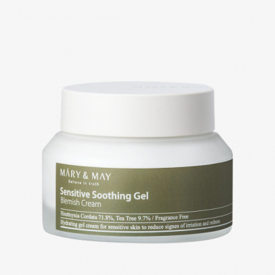 Гель-крем успокаивающий | Mary&May Sensitive Soothing Gel Blemish Cream 70g