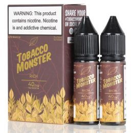 Жидкость Tobacco Monster SALT - RICH 15 + 15 мл 40 мг (Ароматный табак/лесной орех)