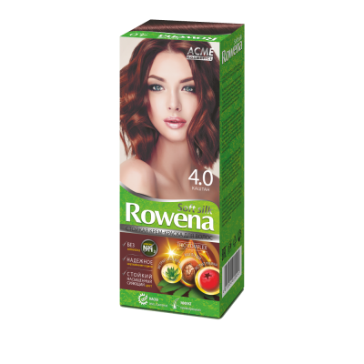 Стойкая крем-краска для волос ROWENA SOFT SILK, Тон 4.0 Каштан