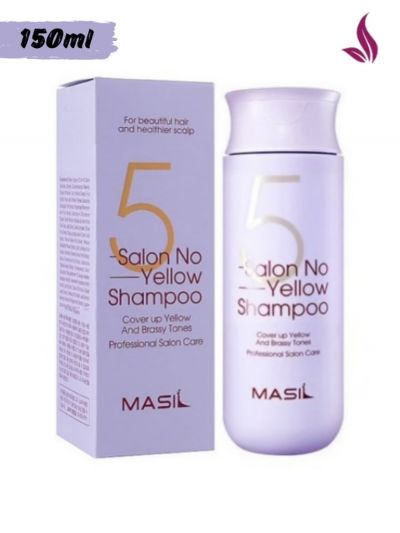 Masil 5 Salon No Yellow Shampoo Тонирующий шампунь для осветленных волос 150мл