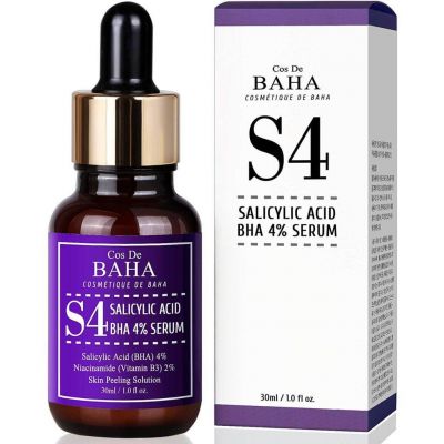 Cos De BAHA Salicylic Acid 4% Serum (S4) Сыворотка для лица с ниацинамидом и салициловой кислотой 30мл
