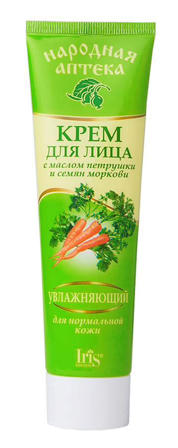 Крем для лица для нормальной кожи с маслом петрушки и семян моркови