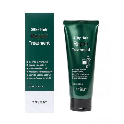 Trimay Silky Hair Repair Treatment 200ml/Безсульфатный восстанавливающий бальзам для волос