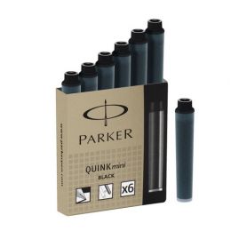 Картридж с чернилами для перьевой ручки Parker MINI, 1 шт., цвет: Black