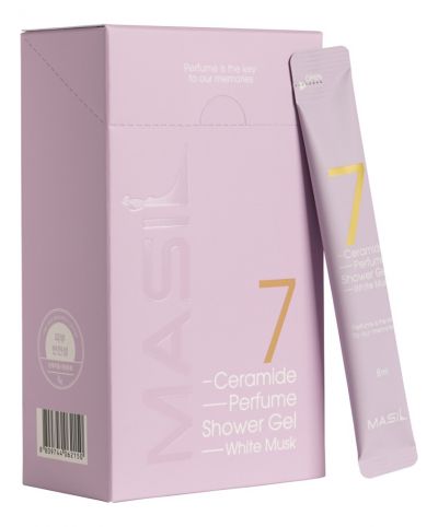 Гель для душа с керамидами и ароматом белого мускуса | Masil 7 Ceramide Perfume Shower Gel (White Musk) 8ml