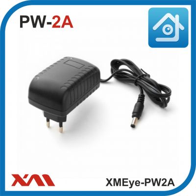 XMEye-PW2A(Корпус/Вилка). 12 Вольт. 2 Ампера. Импульсный блок питания для камер видеонаблюдения.