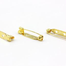 Основы для брошей стандартный замок золото 25 мм 1 шт (Япония)