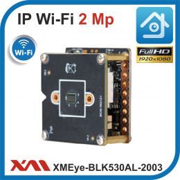 XMEye-BLK530AI-40x38-WP1 + CMOS2003-38x38-WP1. 1080p. 2 Мп. Модульная камера видеонаблюдения IP - Wi-Fi с MicroCD.