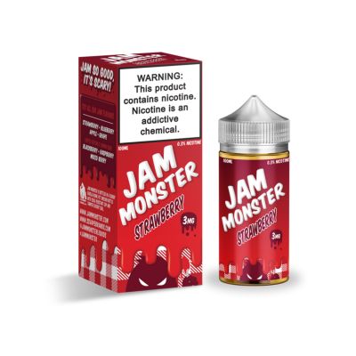 Jam Monster 100 ml 3 mg - strawberry