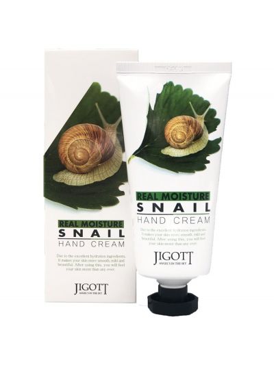 JIGOTT Крем для рук с муцином улитки Real Moisture Snail Hand Cream