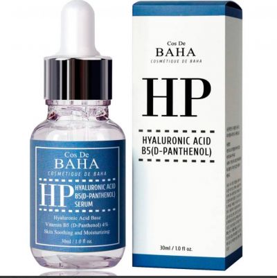 Cos De BAHA Сыворотка с гиалуроновой кислотой и пантенолом - Hyaluronic+B5 serum (HP), 30мл